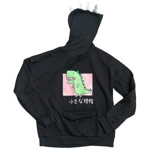 Anime Dinosaur Hooded Sweatshirt